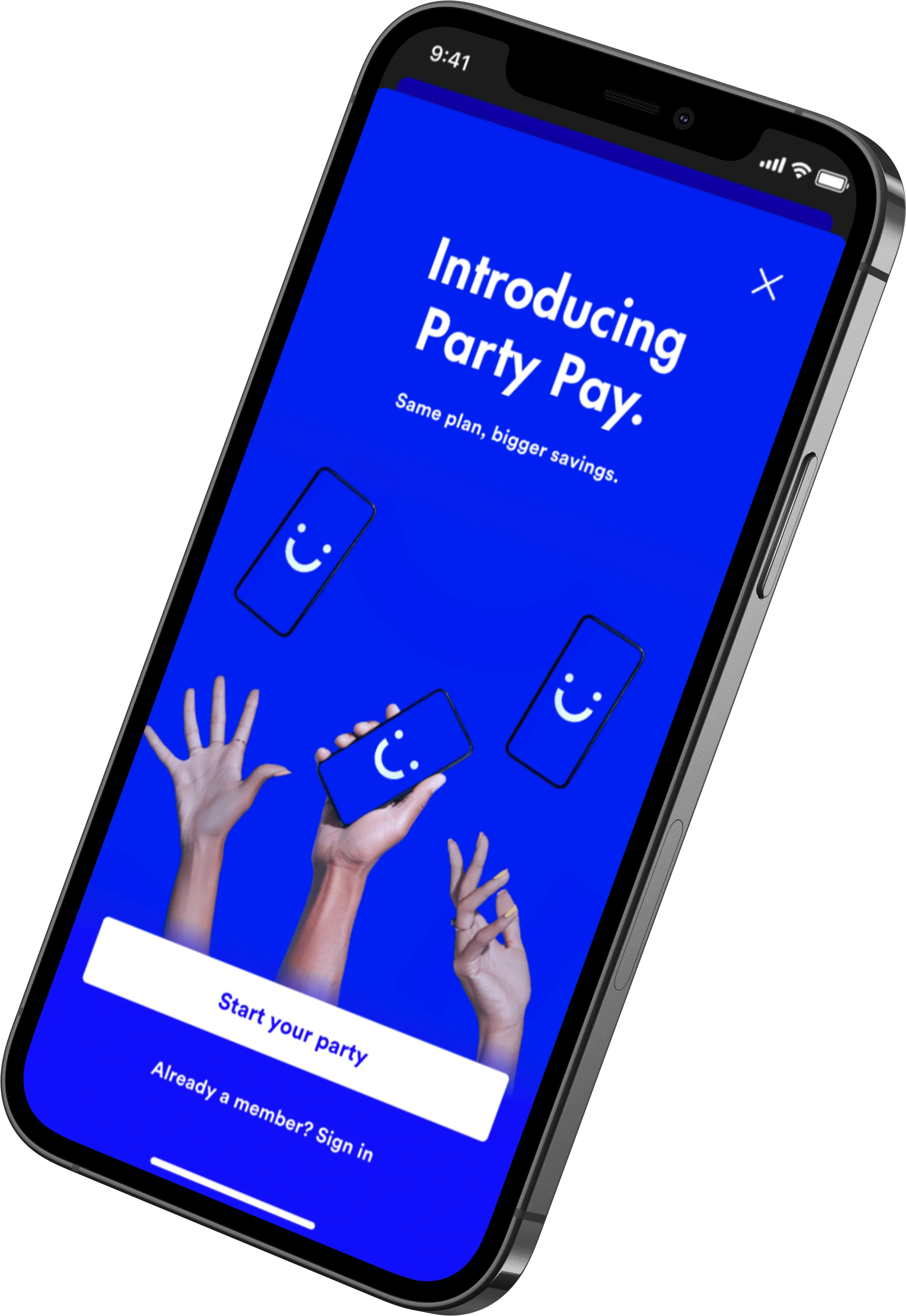 Visible iPhone app Party Pay